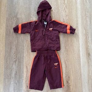 Virginia Tech Baby Nike Sweatsuit
